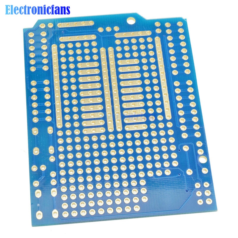 【Alizeker Mall】Prototype PCB For Arduino UNO R3 Board Fiber 2.54mm Pitch DIY. 