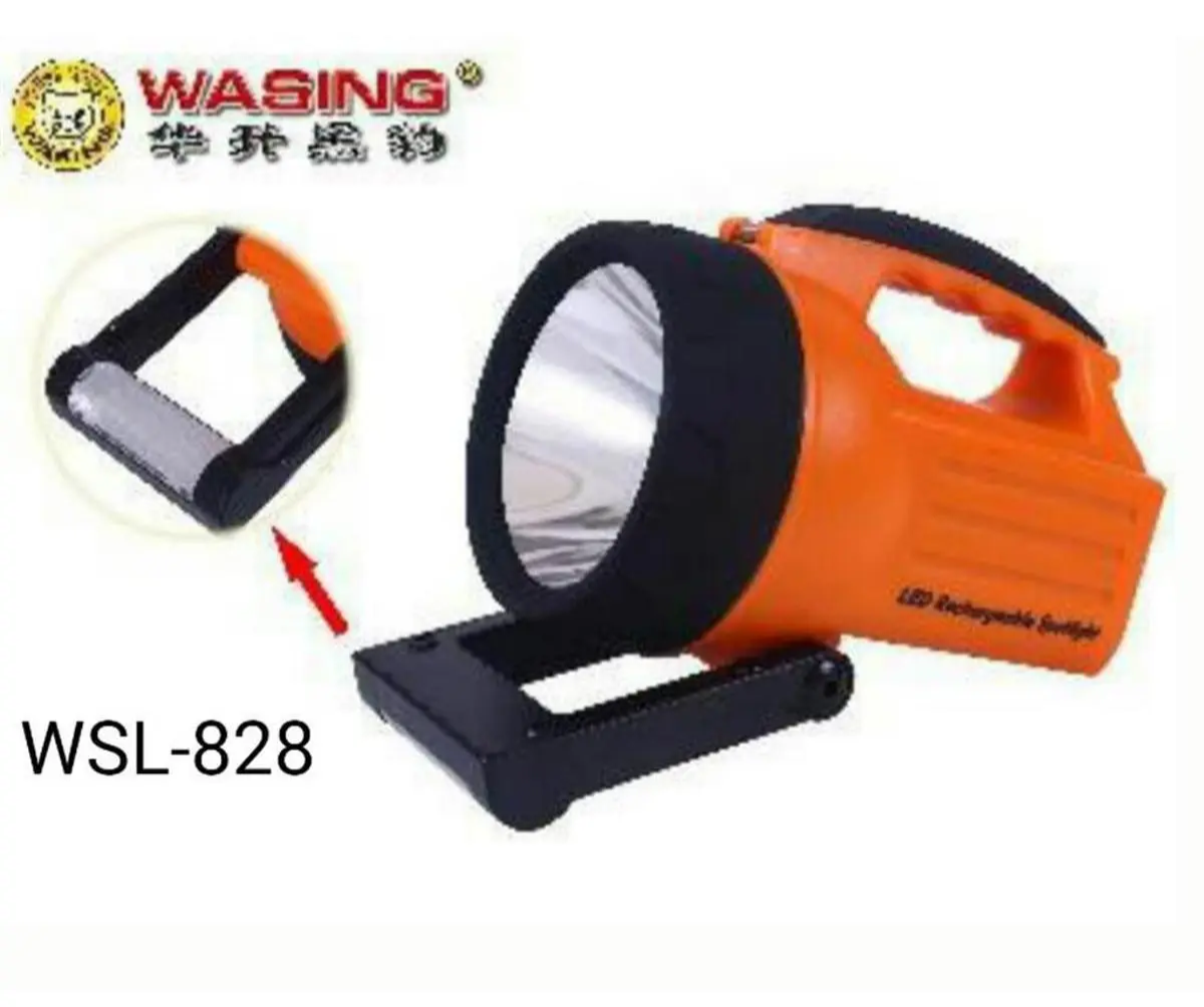 WASING led chargeable strong spot light