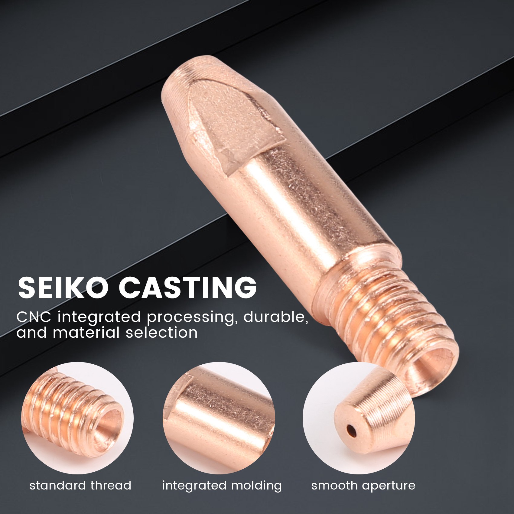 Contact Tip Conical Nozzle & 24KD MB24 MIG Welding Torch 59Pcs. 