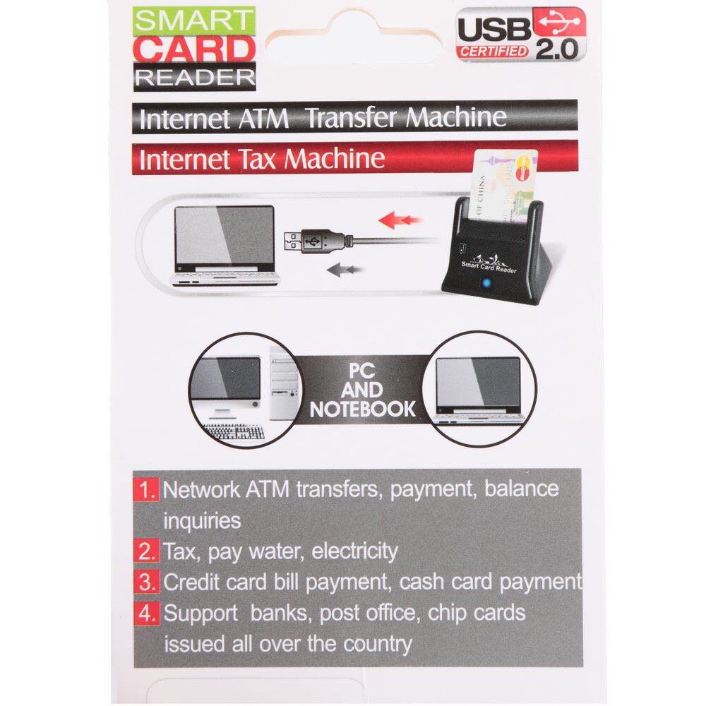 USB 2.0 Smart Card Reader CAC ID,Bank card,sim card cloner connector cardreader adapter pc computer laptop accessories. 