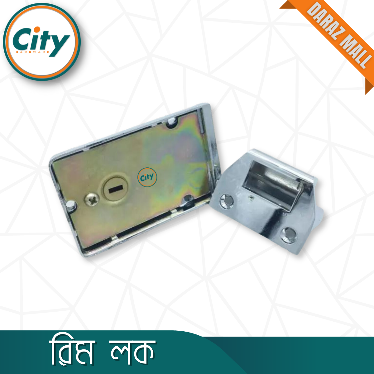 Auto Lock Rim Lock Deadbolt Security Lock Latch Lock For Wooden Door. 