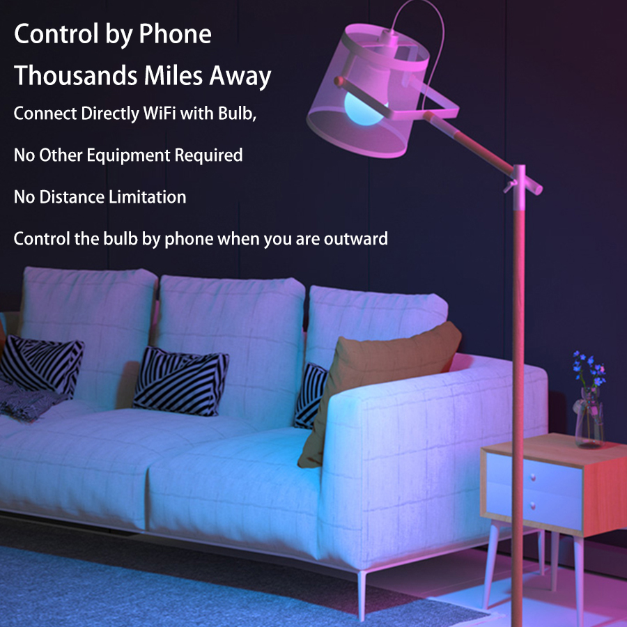 Tuya WiFi Smart LED Bulb Light E27 12W 15W 18W RGB CW Dimmable Led Lamp App Control Works With Alexa Google Home Assistant. 