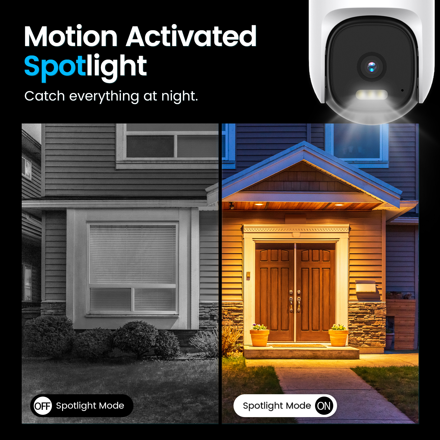 VIMTAG 3.5K Security Camera Outdoor CCTV WIFI Camera 360° PTZ Auto Track HD Color Night Vision 2-Way Talk IP Surveillance Camera. 
