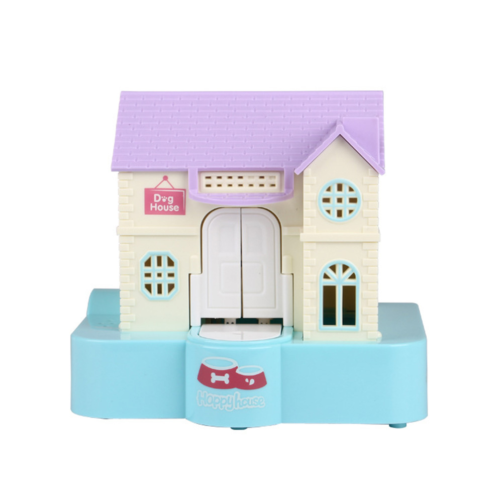 Cute House Dog Stealing Coin Money Saving Box Electric Piggy Bank Toy