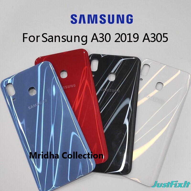 Samsung Galaxy A30 Back Battery Cover Plastic Back Cover Housing Rear Door Case Replacement For SM-A305F, SM-A305FN, SM-A305G, SM-A305GN, SM-A305YN, SM-A3050, SM-A305N, SM-A305GT. 