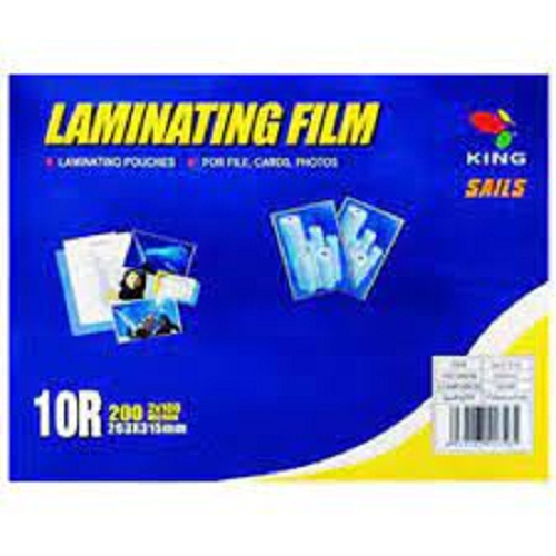Laminating Film 10R, Size: 10R : 100Pcs ARK OFFICE EQUIPMENT  ( BD )
