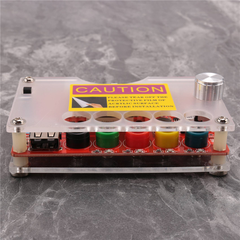 ATX 24Pin Power Breakout Board with ADJ Adjustable Voltage Knob and Acrylic Shell Kit Voltage Regulator. 