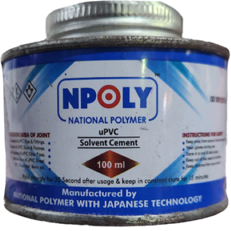 National Polymer UPVC Solvent Cement/Solution 500ml. 