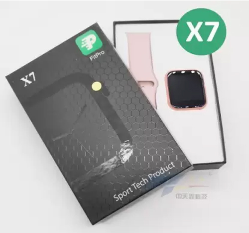 X7 Fit Pro  Smart Bracelet Bluetooth Voice Call Music Playback Smart Watch Exercise Meter Step Heart Rate Fitpro App. 