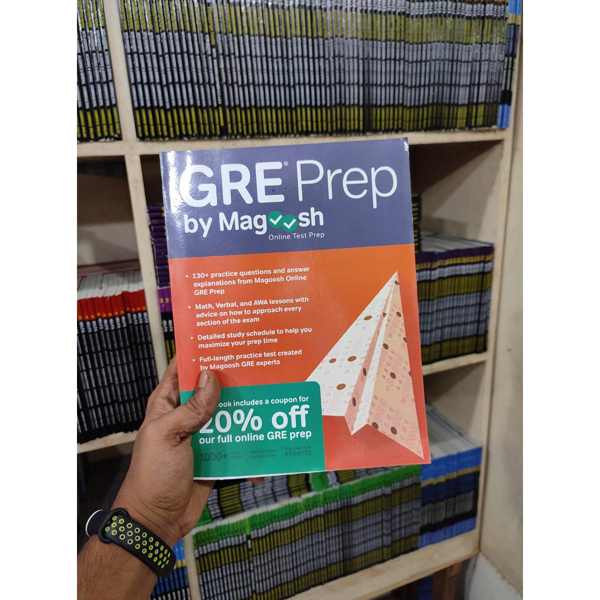 GRE Prep by Magoosh (White Print)