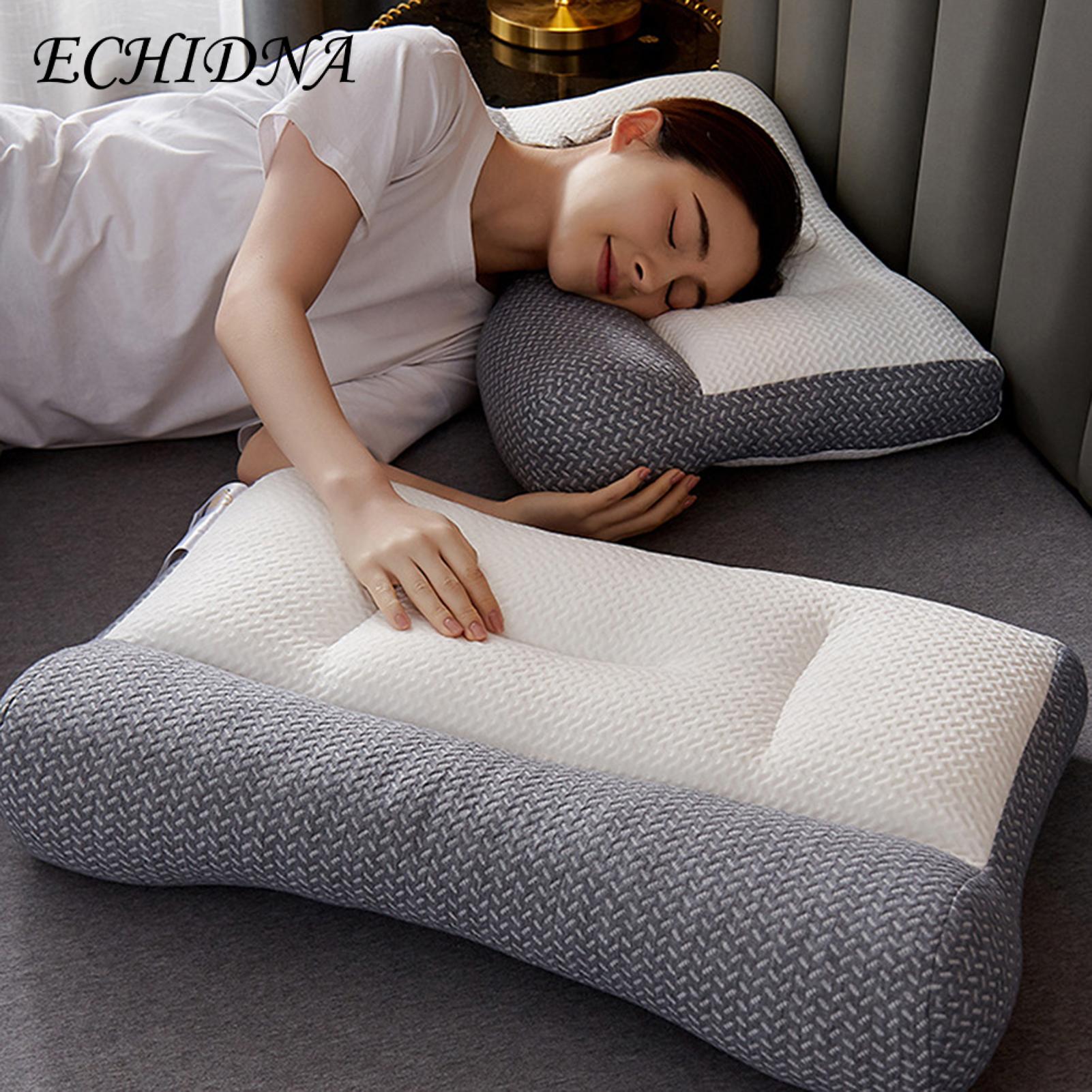 ECHIDNA Cervical Pillow Ear Groove Design Ergonomic Reverse Traction Pillow. 