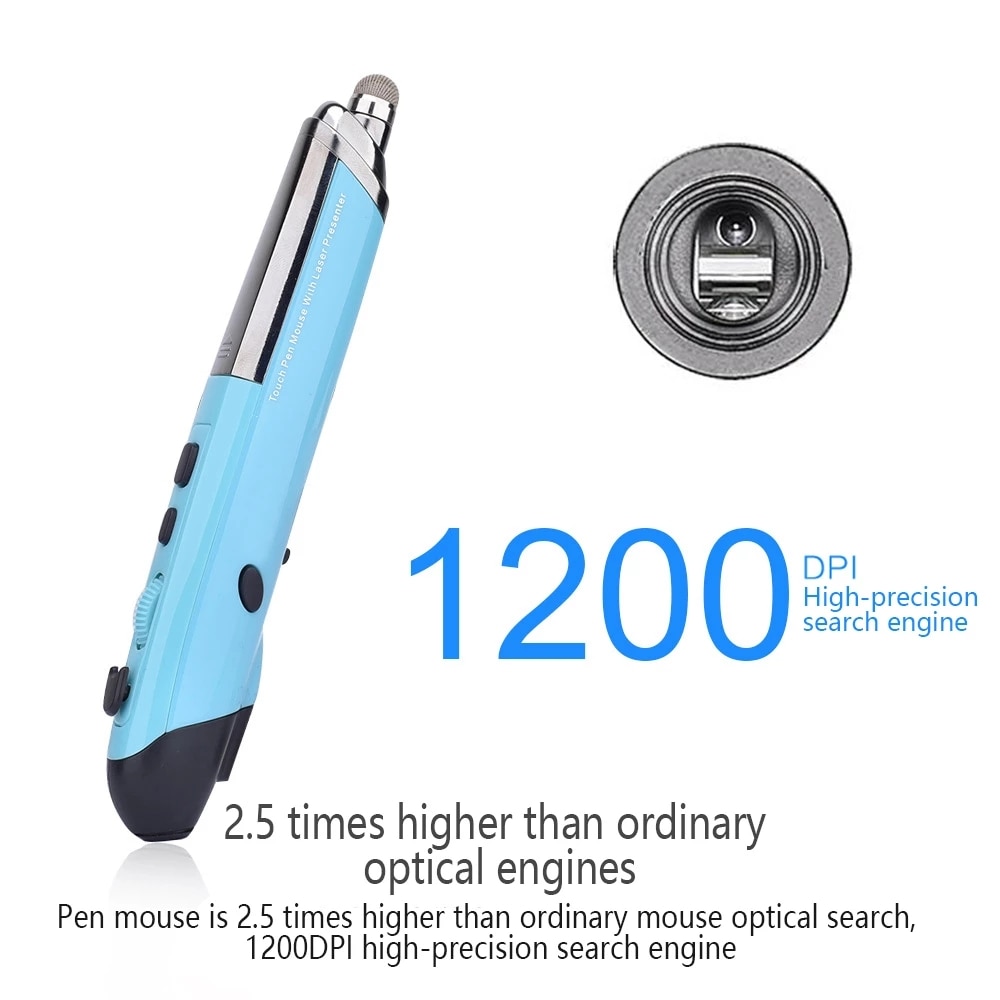 New 4Th Generation Wireless Mouse Pen Handwriting Laser Pen Mouse Personality 2.4G Mouse For Laptop PC Type-C Android. 