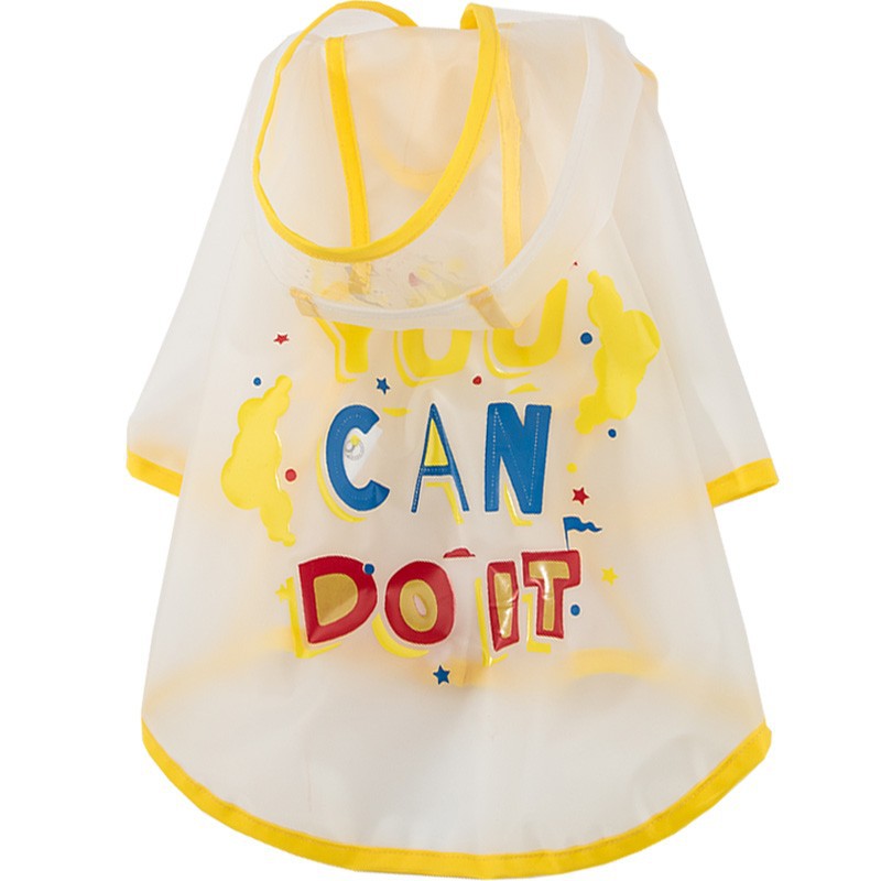 Dou Two Legged Waterproof Clothes Bulldog Pet Octopus Pago Fa Niu Small and Medium Dog Raincoat. 