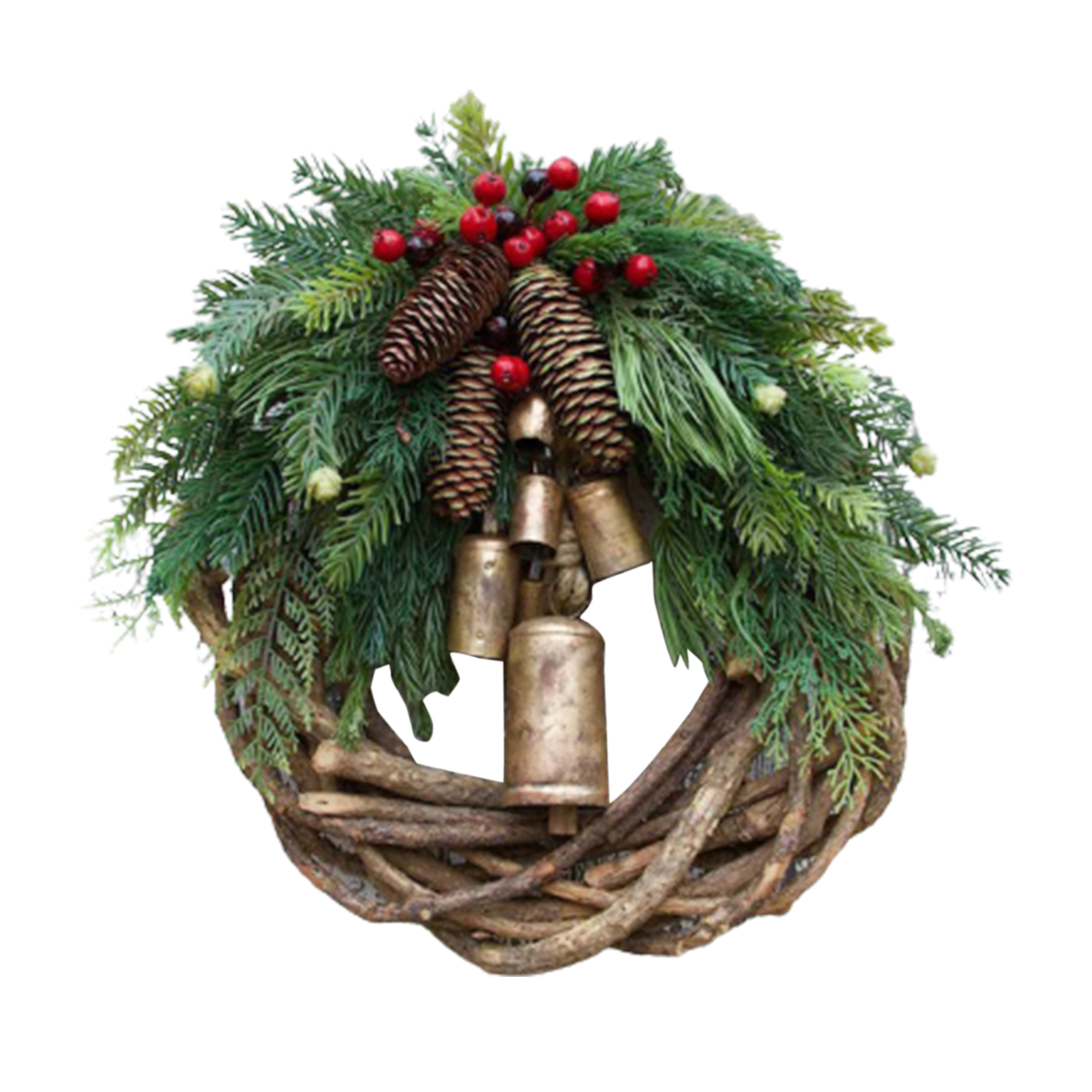 Christmas Wreath Multi-purpose Front Door Patio Xmas Garland Pendants
