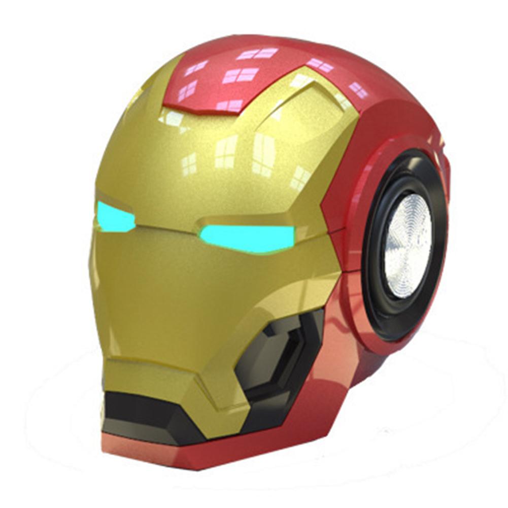 Iron Man Bluetooth Speaker &  Wireless Bluetooth V4.2 Speakers With Music MP3 With FM  Support TF Card For Phone PC. 