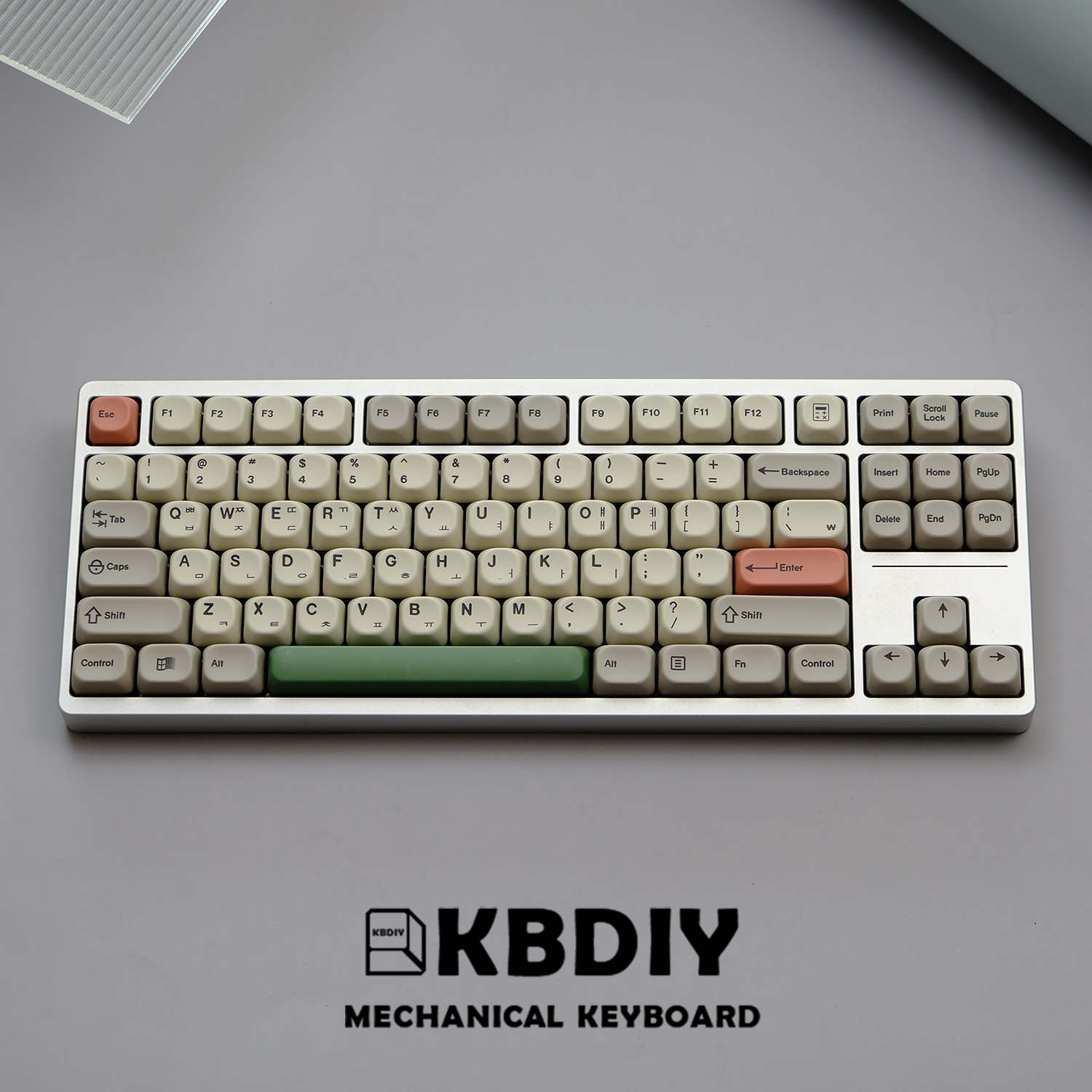 KBDiy KOA Profile Keycap GMK Style Retro 9009 Theme PBT Keycaps For Mechanical Keyboard Gaming KIT Korean 139 Keys ISO Key Cap. 