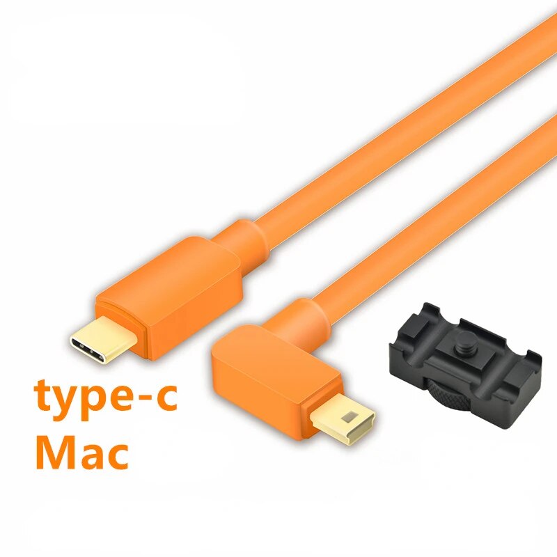 Type-c/USB to mini usb 5d3 Online cable Canon 6d2 6d DSLR camera connected to computer USB cable high-speed 800d 5d2