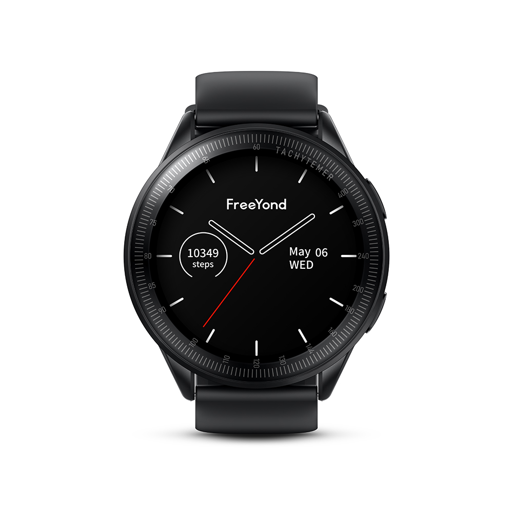 FreeYond Smart Watch S1 IP68 Waterproof, Good Battery Backup, Bluetooth Calling, Heath Monitoring, Communication Management. 