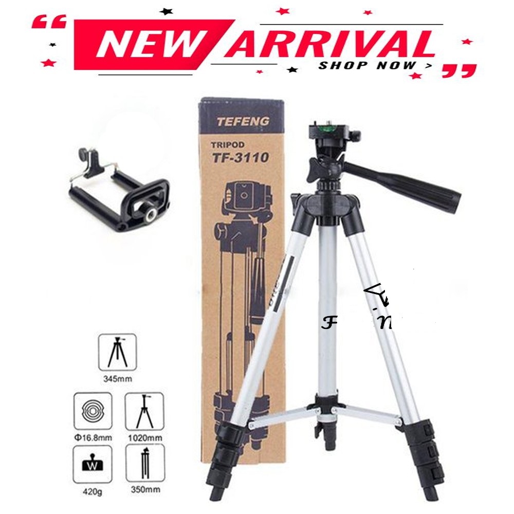 Adjustable 3110 Phone Tripod Stand Holder Clip Set for iPhone X 7 DSLR Camera Cellphone Tripod Para Movil With Remote. 
