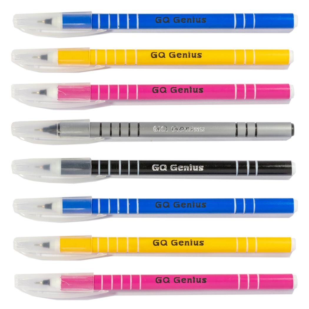 GQ Genius Ball Pen - Pack of 20 Pens - Explore Trend - Unique Make - Sustainable Option - Expression of Yourself - Econo Brand. 