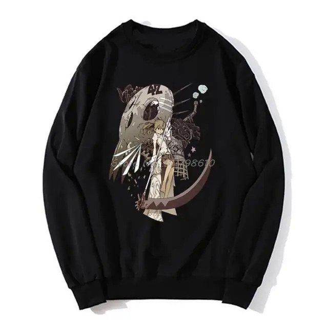 Enviroment casual soul eater Maka Albarn Black Star hoodie anime men hoodie unisex oversize sweater streetwear Harajuku. 