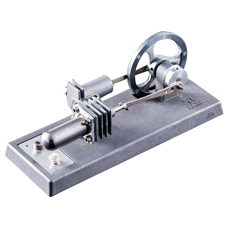 1Set Stirling Engine Model Assembled DIY Power Generation LED Light Steam Heat Education Model Scientific Experiment Toys Mini Engine Kit