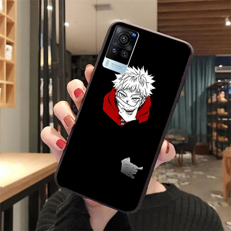 Anime Jujutsu Kaisen Ryomen Sukuna Phone Case For VIVO V21e V20 SE V2023 V15 Pro V21 V17 Neo 1819 1915 1907 1906 X60 X51 X50. 