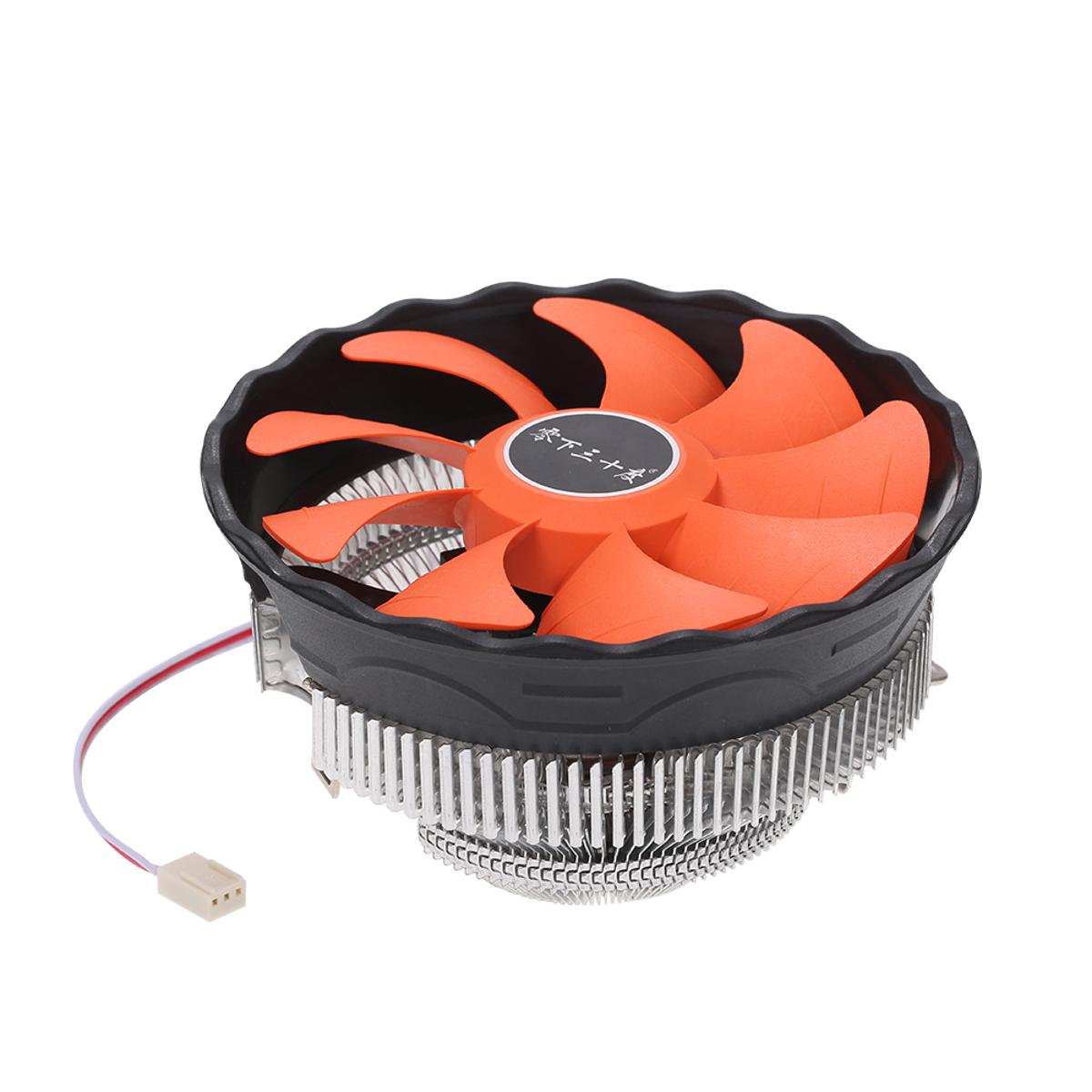 HXSJ Hydraulic CPU Cooler Heatpipe Fans Quiet Heatsink Radiator Replacement for Intel Core AMD Sempron Platform