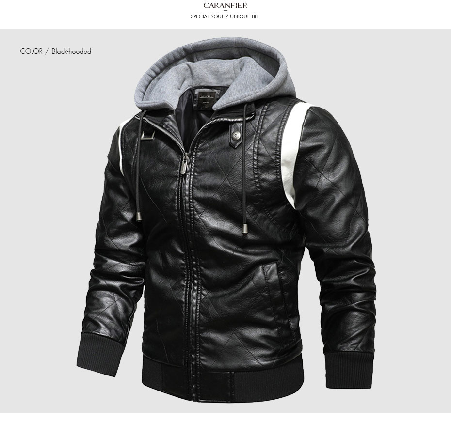 Caranfier leather clearance jacket