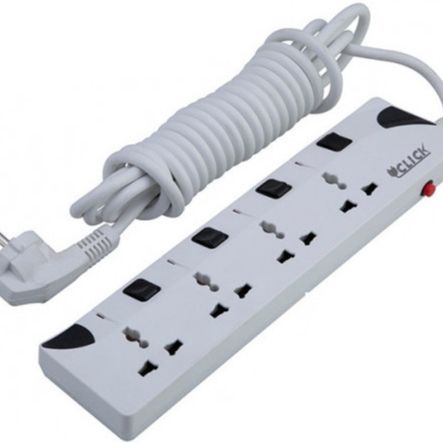 Click 4-Port 2-Pin Multiplug 5 Meter Cable
