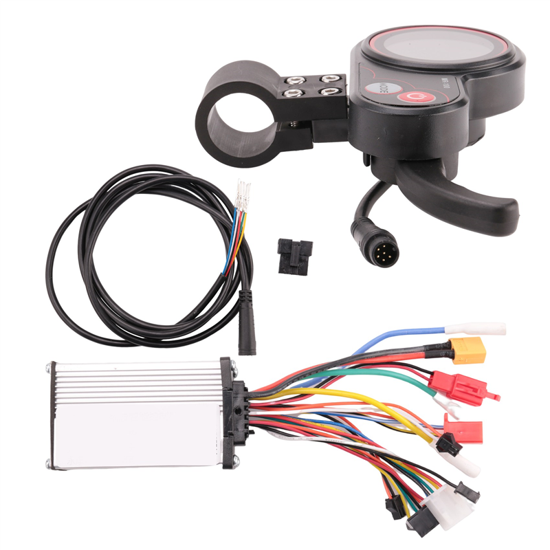 48V 500W Motor Controller MR-100 LCD Display Meter Motor Dashboard Kit for Electric Scooter Accessories