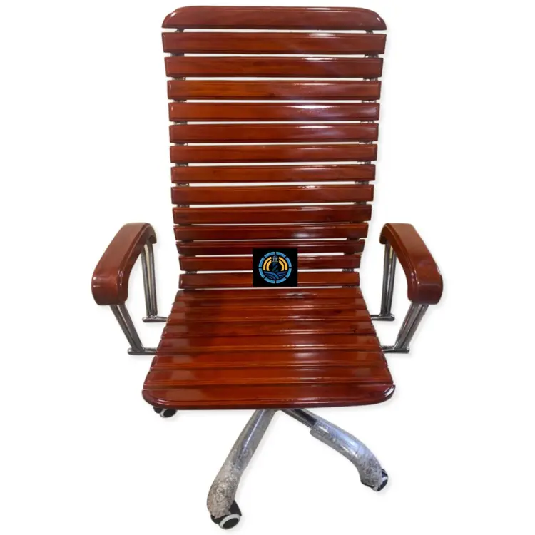 Wooden deals boss chair