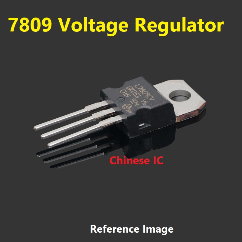 2Pcs- Chinese LM7809 Voltage Regulator LM7809 IC 9V 1.5A Voltage Regulator 3 Pin Leads 7809 Regulator IC TO-220 Package 9V 7809 Voltage Regulator. 