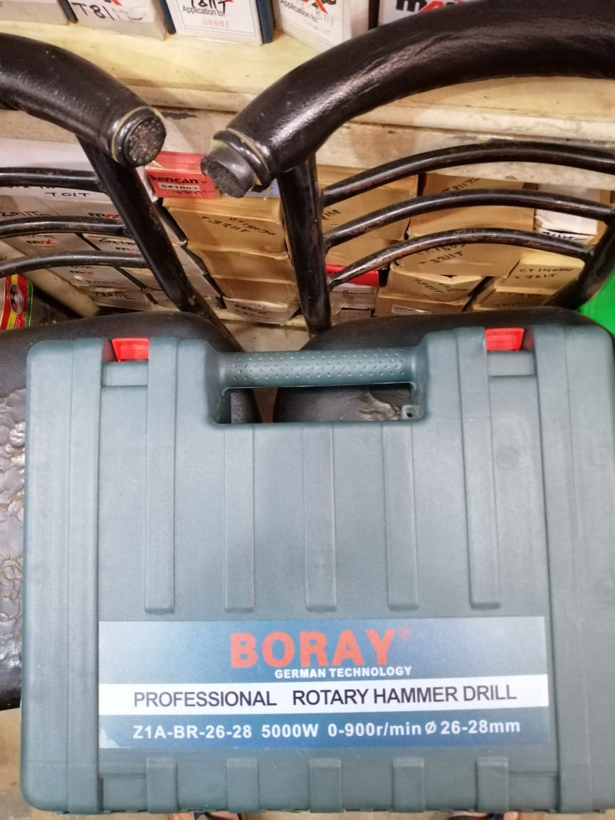 BORAY Rotary Hammer Drill machine 26-28mm 5000W Z1A-BR-26 0-900r/min Professional Quality and Multi Function SAME AS PICTURE. 