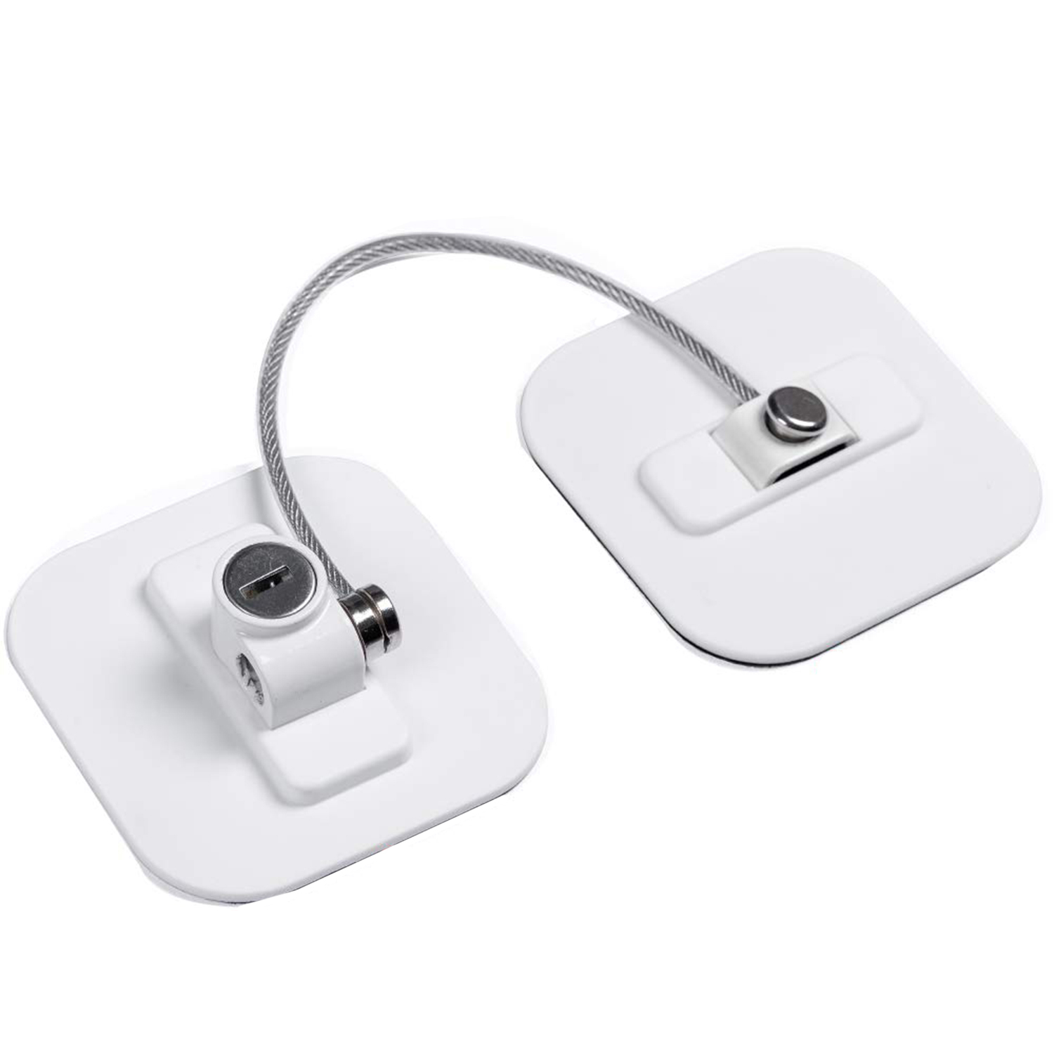 Fridge Lock,Refrigerator Locks,Freezer Lock with Key for Child Safety,Locks to Lock Fridge and Cabinets-1Pack. 