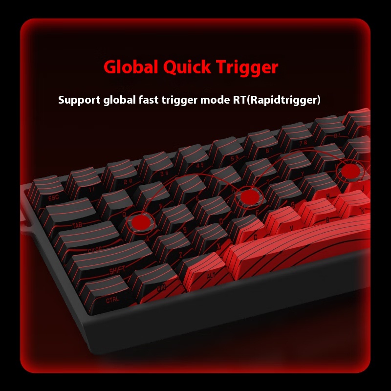 MADCATZ MAD 60/68HE/R Magnetic Switch Keyboard Hot Swap Wired Gaming Keyboard Rapid Trigger Custom Keyboard PC Gamer Accessories. 