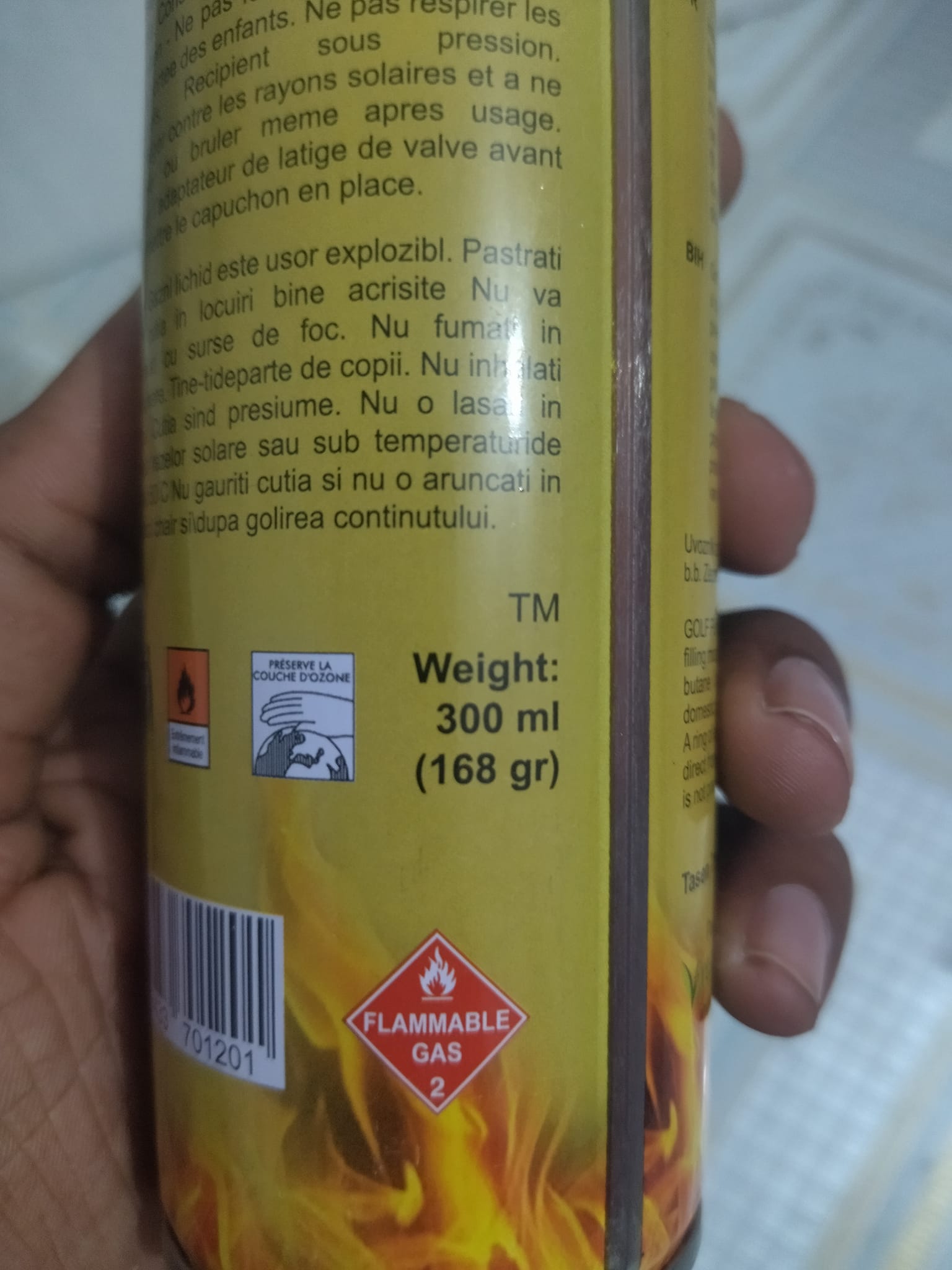 Fresco GAS Lighter Refiller 300ml. 