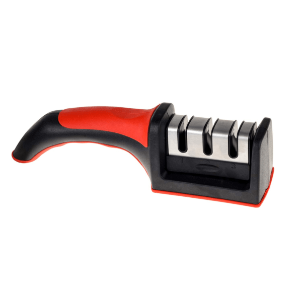 3 Slot Manual Knife Sharpener With Handle