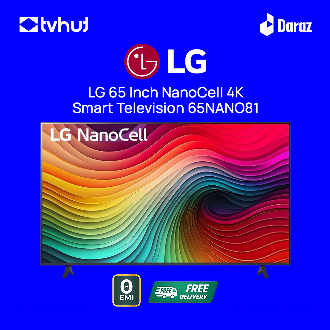 LG 65 Inch NanoCell 4K Smart Television 65NANO81