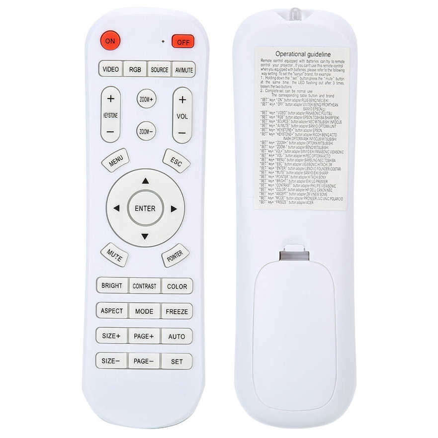 Universal Remote Control Controller Suitable for Projector Support 10m Distance. 