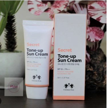 International Korean Product Skin care Christian Dean Secret Tone Up sun cream SPF 50+ used for male/female - 70 ml