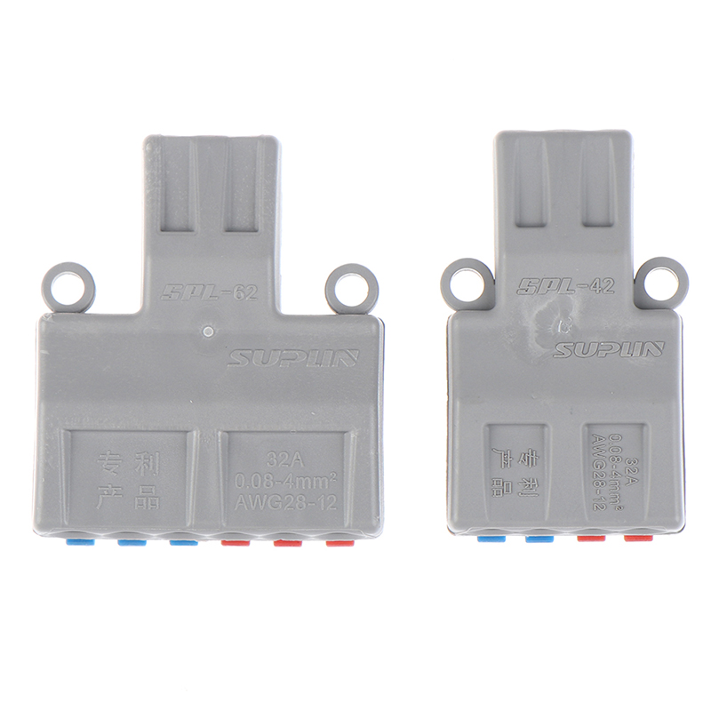 Spring Lever Terminal Block Electric Cable Wire Connector PCT-222 SPL ...