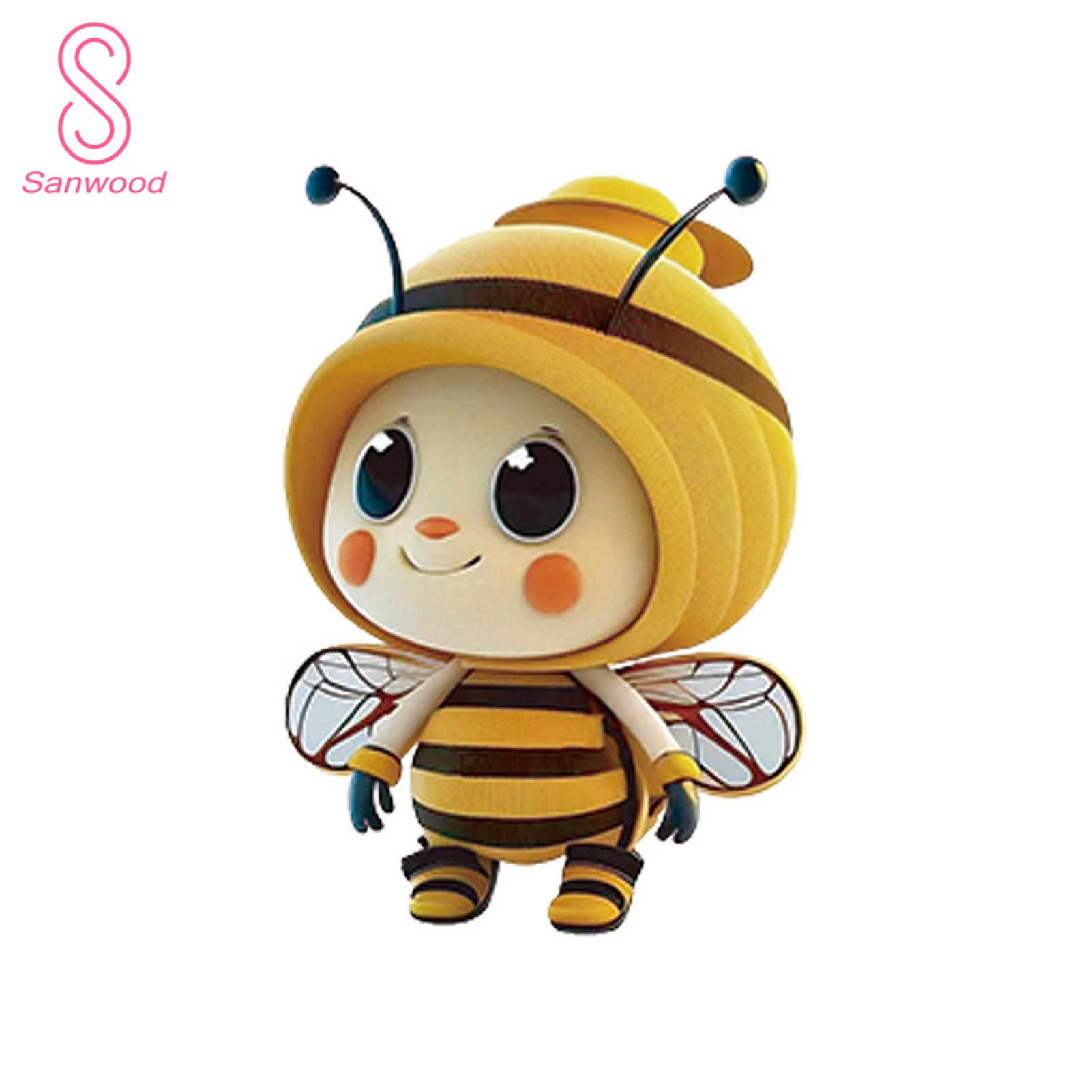 rylic Bee Decoration Adorable rylic Bee Hang Decoration Perfect Car Rearviewrror Keychain for Home Decor Birthday Gift Single Side P ted Little Bee Ornament Buyers' Favorite Bee Car