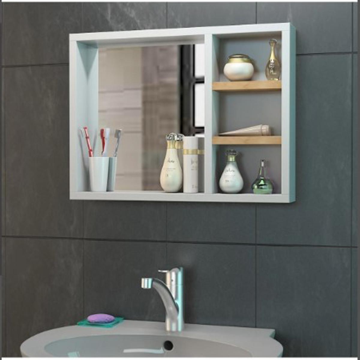 Decorative Dressing Mirror Shelf/ Wall Mirror with Shelf Makeup mirror/ Bathroom mirrors Shelf