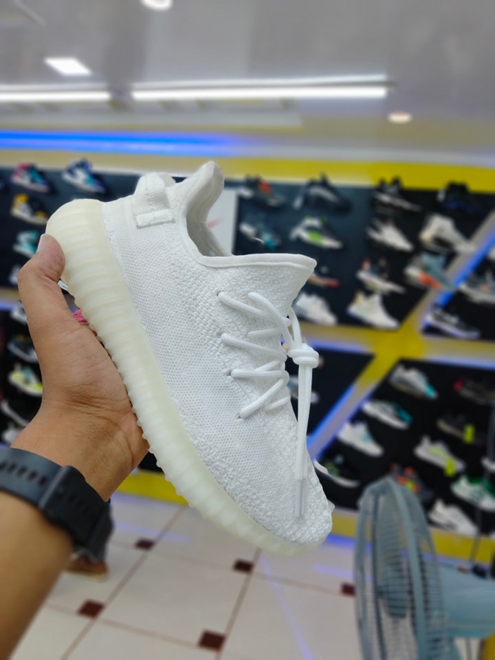 White Addides Mens Yeezy Boost 350-V2 trendy men's shoes Oem grade
