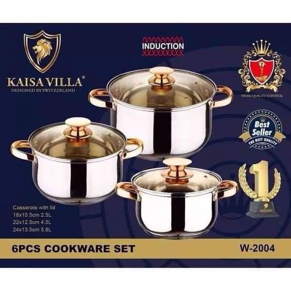 Kaisa Villa 6 Pieces Cookware Set. 
