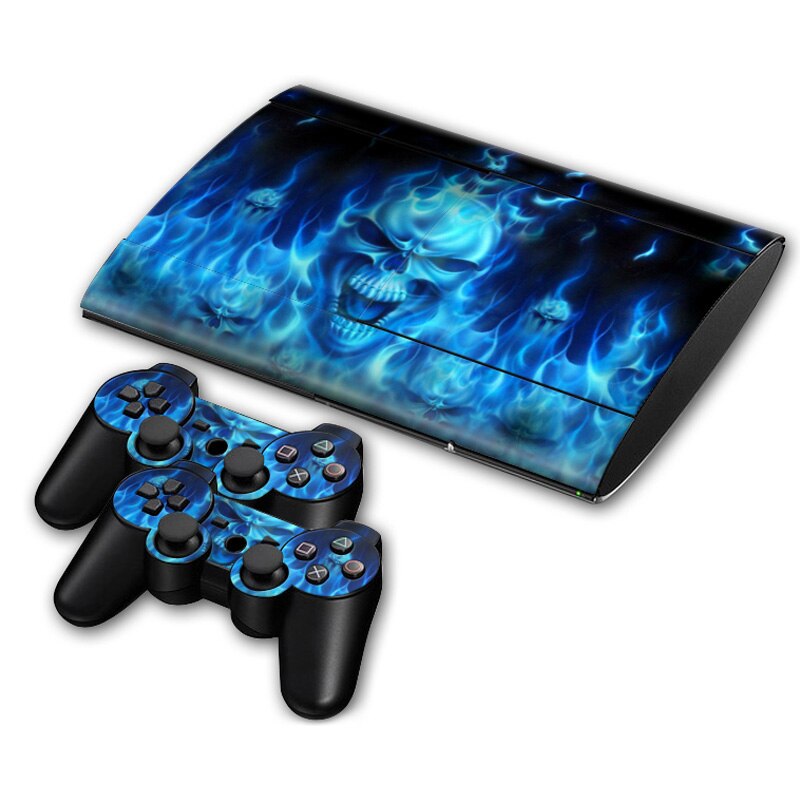 【2023NEW】New design for Ps3 super slim 4000 Console and Controllers stickers for ps3 slim 4000 vinyl sticker. 
