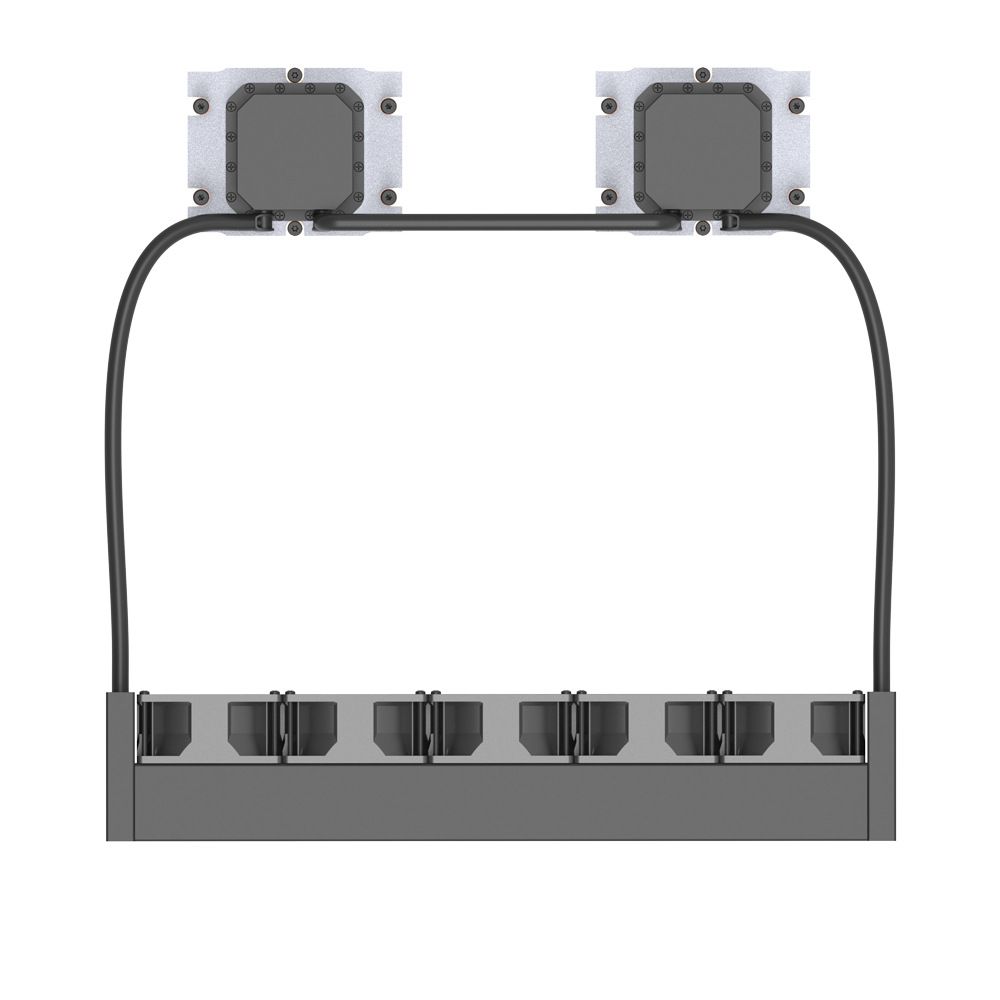 2U cooling system AMD EPYC SP3 server water-cooled heat sink length. 