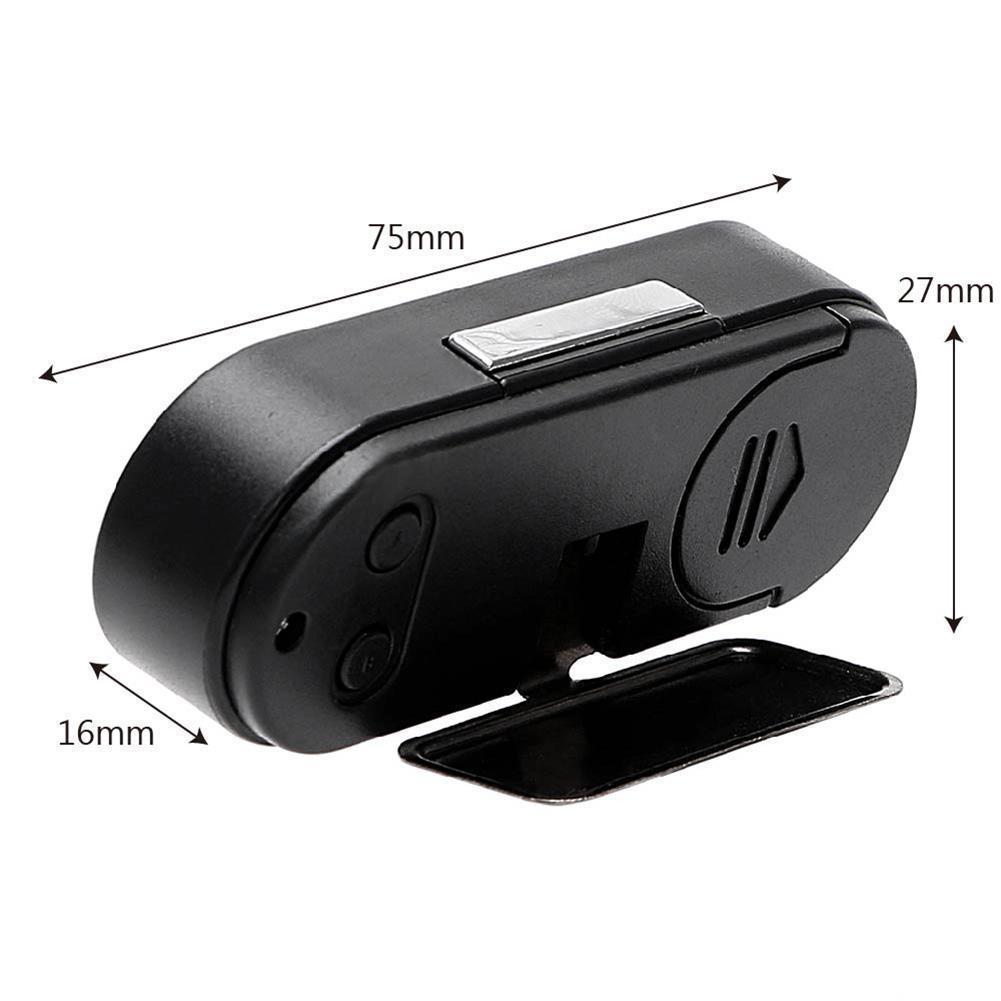 Car Mini Electronic Clock Time Watch Auto Dashboard Clocks Luminous Thermometer Black Digital Display Car Accessories. 