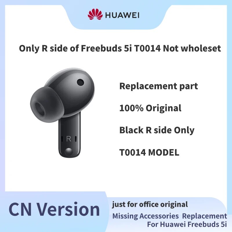 Part Replacement For Huawei FreeBuds 5i Wireless Bluetooth Headphone Single Left Right Or Charging Case Part. 